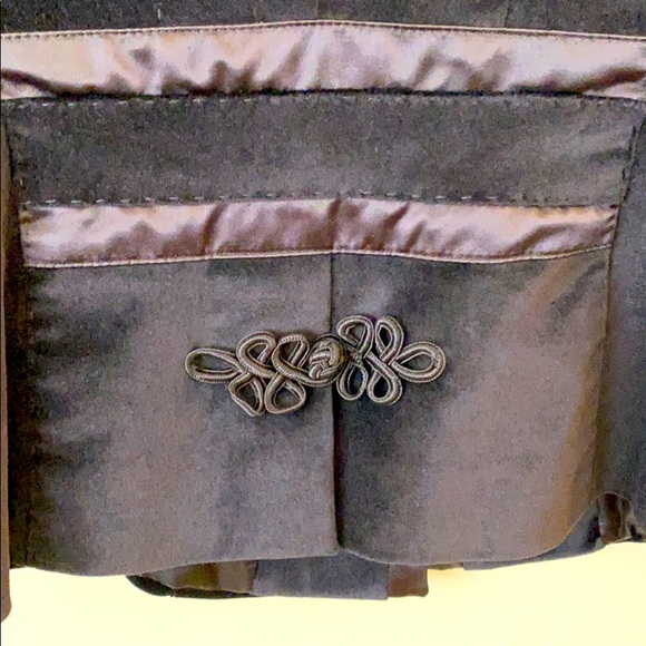 Vintage le Full black velvet jacket - Picture 7 of 7